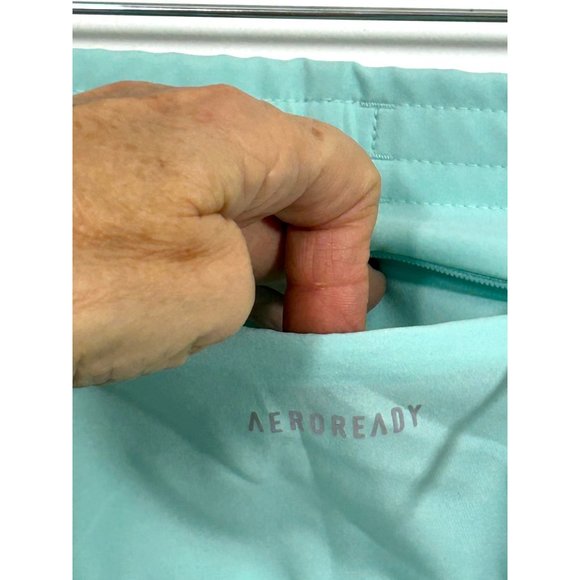 Adidas Own The Run Men’s Shorts S Green White Triple Striped Logo 9” AEROREADY - Picture 15 of 16